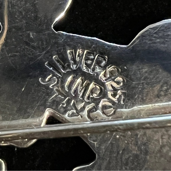 Sterling Silver Taxco Donkey and Cactus Brooch Mexico Gift Burro Cute Pin Animal - Picture 5 of 6